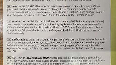Bunda do dažďa - super stav, tcm,146