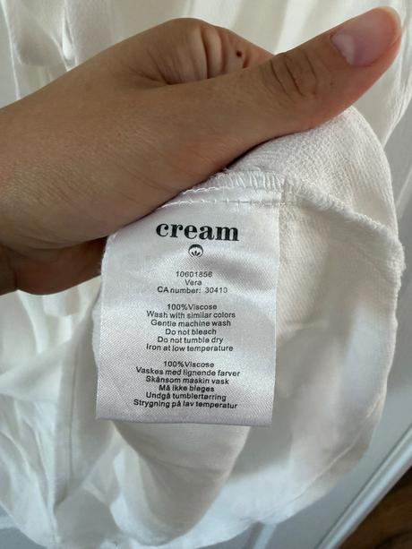 Biela vzdušná blúzka cream so zaväzovaním, xs