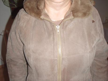 Krátky 2xoblečený kožuch, 46