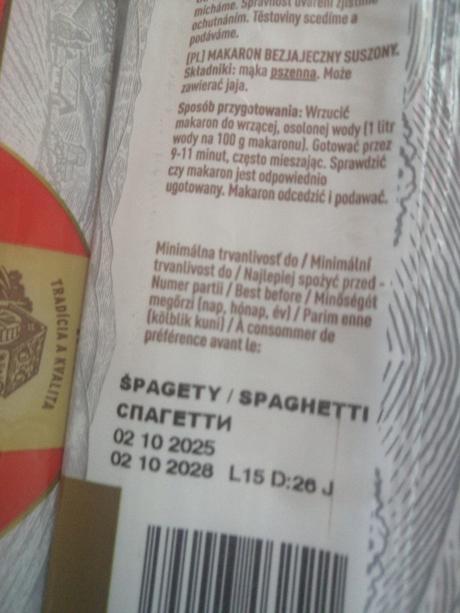 Špagety 2 bal,