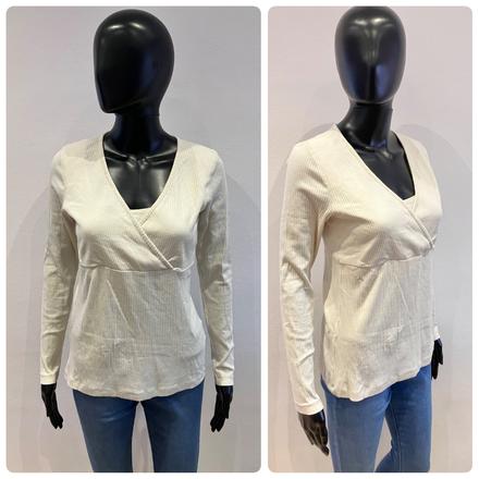 Dámske rebrované tričko (m), h&m,m