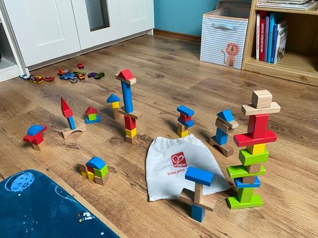 Hape drevené kocky, 