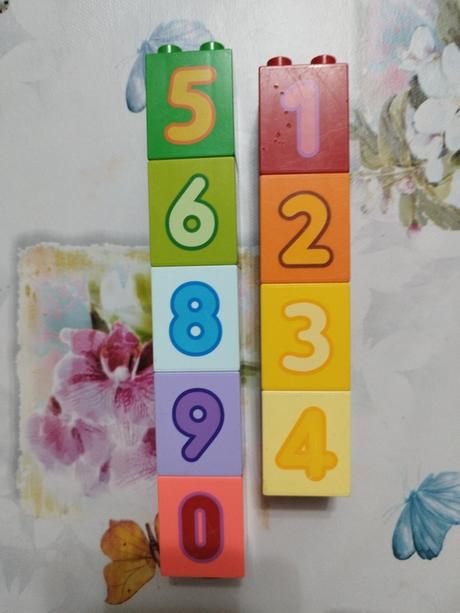 Lego duplo čisla 9ks, 