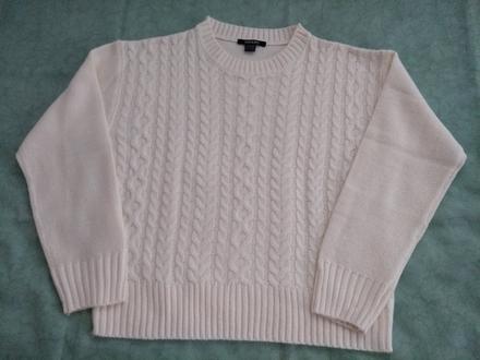 Dámsky biely pulover, esmara,xs