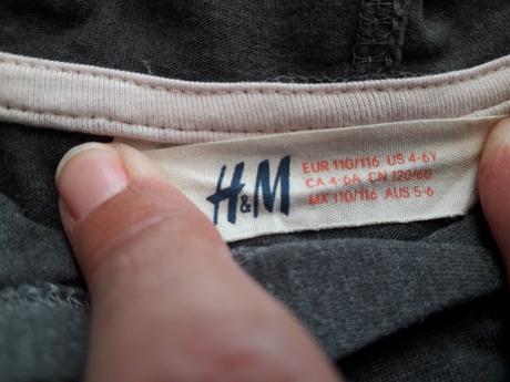 Dievčenské šaty, h&m,110