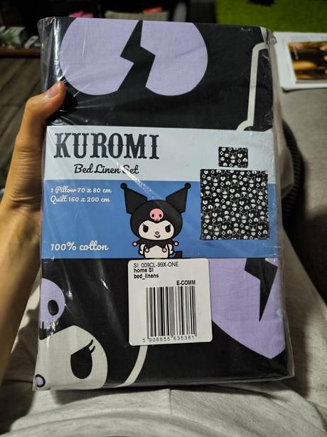 Bavlnená posteľná súprava kuromi, šírka (cm): 160,dĺžka (cm): 200