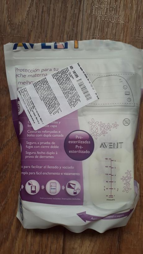 Manuálna odsávačka + vrecká avent 24 ks, 