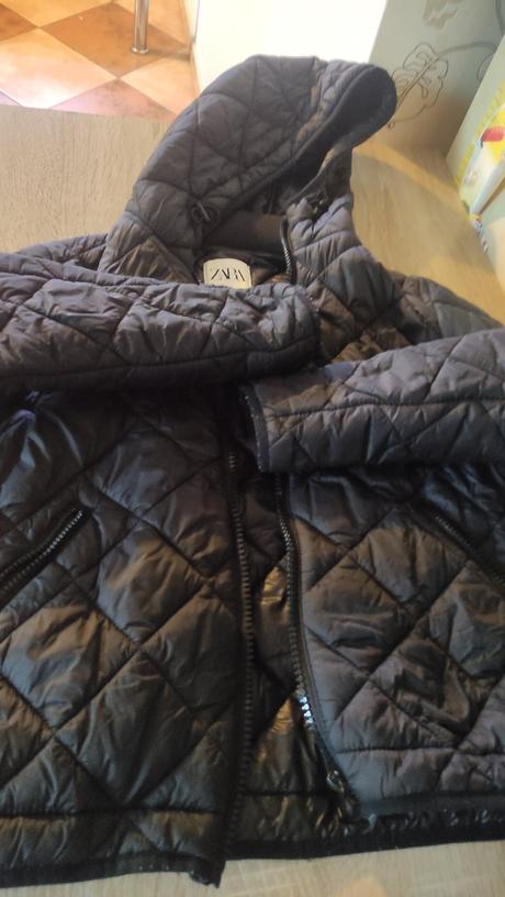 Čierna bunda, zara,xs