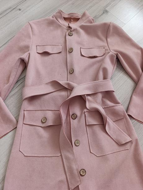 Semišový kabátik, m