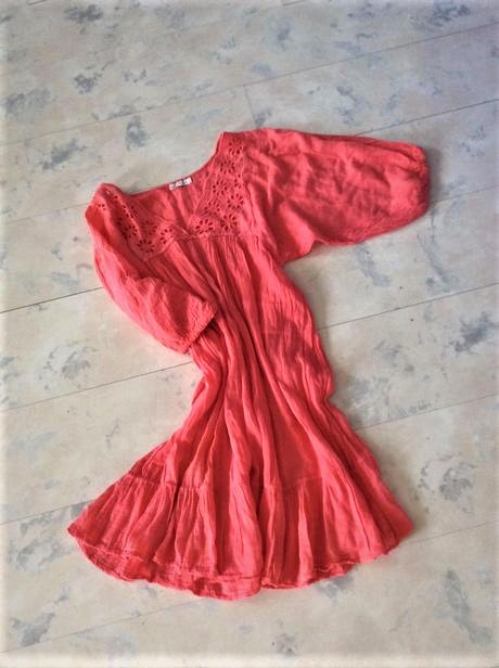 Luxusné indické šaty s madeirou, l