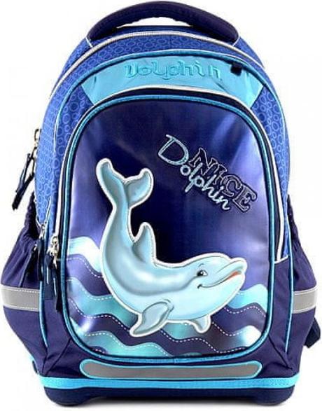 Školská taška-nová - target delfín, 