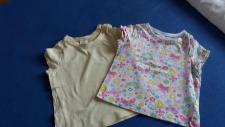 Kvetinkovo-motylikove tricko, h&m,74