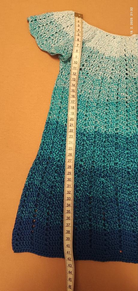 Hačkovaný letný top tričko, 122