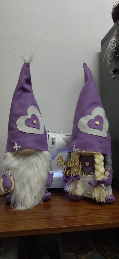 Dekorácia vo fialovom,