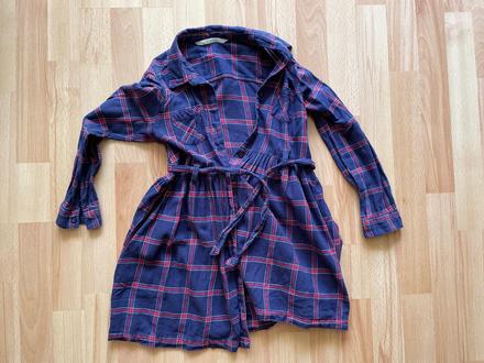 Košeľové šaty, h&m,128