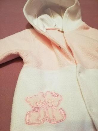 Fleece overal, detex,62