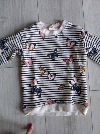 Motylikovska mikina, h&m,92