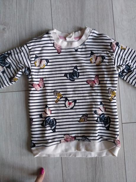 Motylikovska mikina, h&m,92