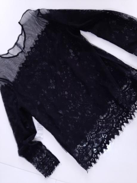 Imperial italy krajkovany top bluzka, s