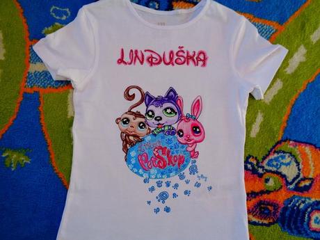 Ručne maľované tričko, 50 - 164