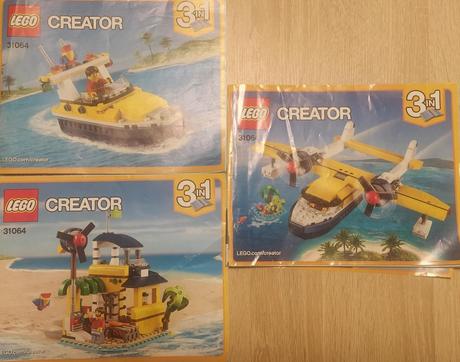 Lego creator dobrodružstvo na ostrove 31064 3v1,