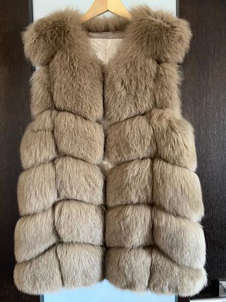 Luxusná vesta z pravej kožušiny, 