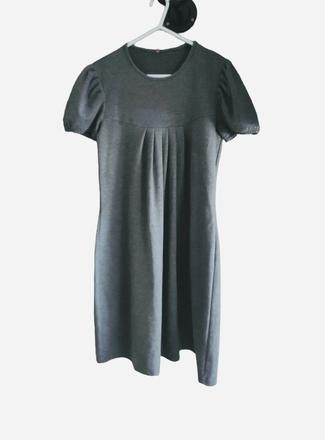 Teplučké štýlové šaty s puff up rukávmi, m