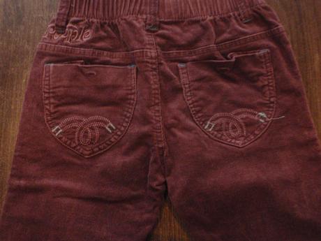 Menčestrové nohavice, 128