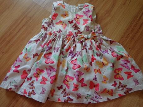 Motýľové šaty, h&m,68