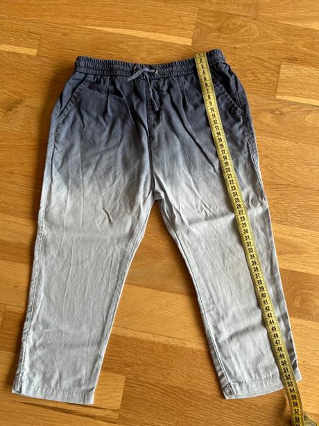 Letné ľanovo-bavlnené nohavice, zara,98