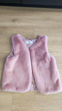 Vesta kozusinka, h&m,134