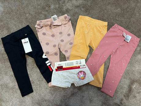Nové legíny +2 boxerky, h&m,86