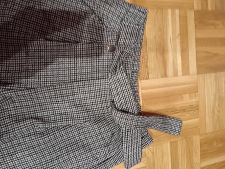 Široké teplé nohavice, zara,158