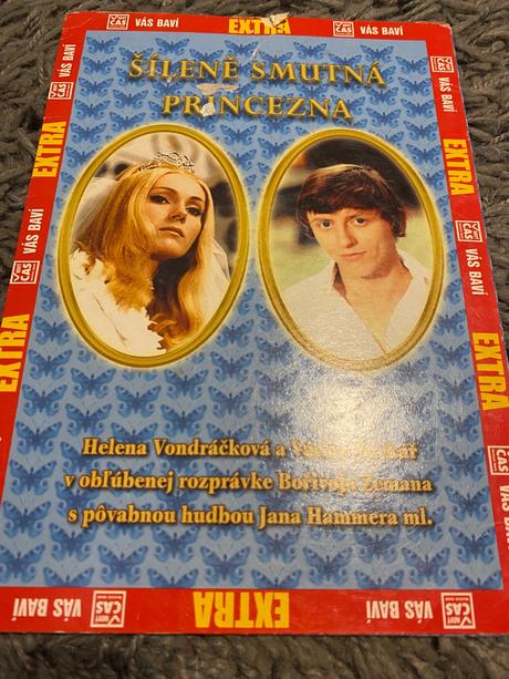 Krásna rozprávka šialene smutná princezná na dvd,