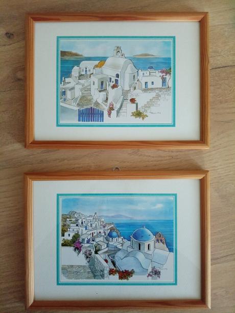 Obrazy - grécko - 2ks, 