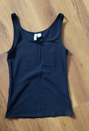 Basic elastické tielko, h&m,s