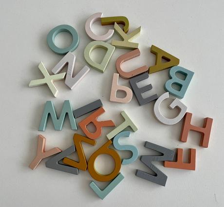Drevená kvalitná abeceda, 