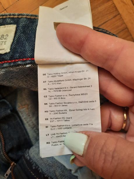 Dámske boyfriend rifle, takko,28