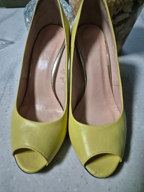 Kožené pohodlné lodičky, wojas,37