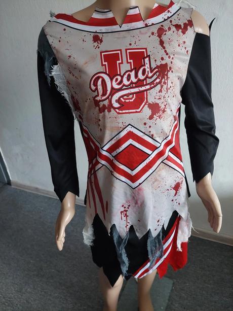 Zombie cheerleader karnevalový kostým veľ.146-152,