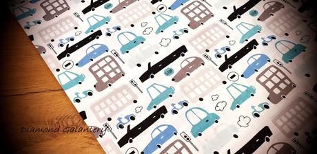 Bavlnená látka - autíčka - cena za 10 centimetrov,