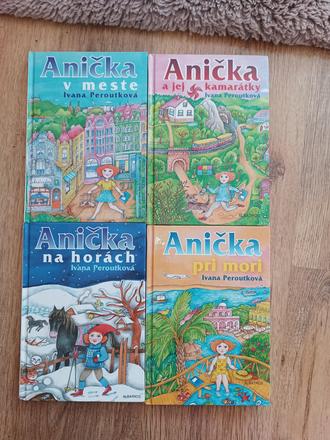 4x kniha anička,