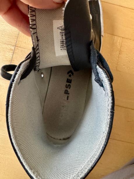 Kožené vysoke tenisky, converse,36