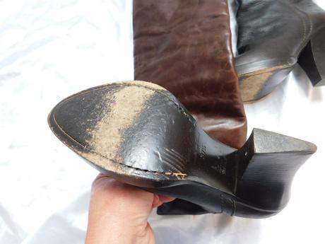 Luxusne kožene čižmy vel.37,5, 37