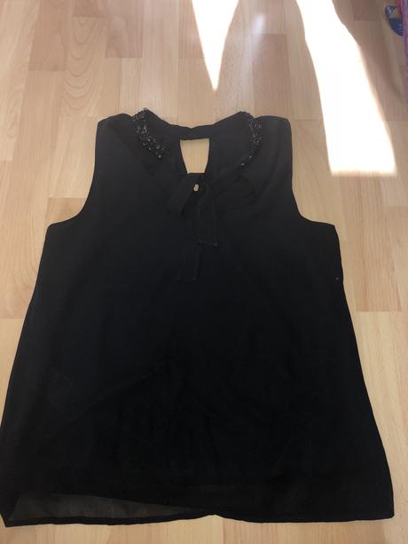 Čierna blúzka, vero moda,s