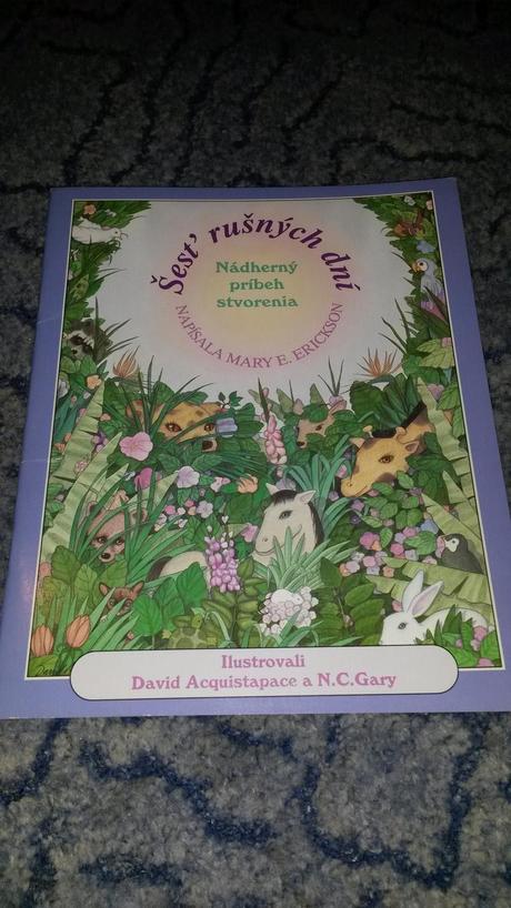 Knizka o stvoreni sveta v sk/ anglickom jazyku,