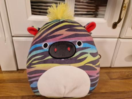 Squishmallows farebna zebra, 