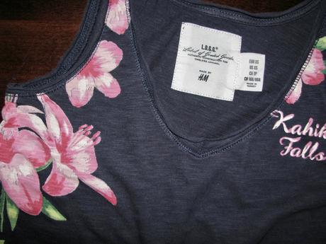Kvetované tielko, h&m,xs