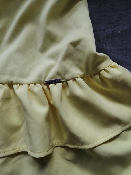 Jasnožlté šaty numoco, vs, s