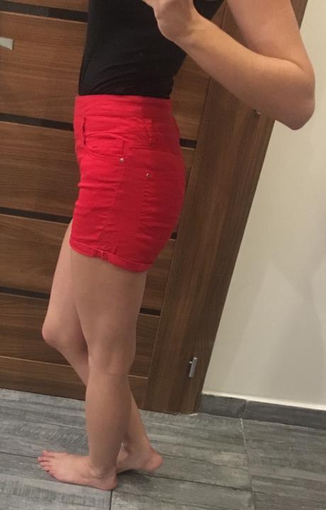 Šortky s vysokým pásom, amisu,xs